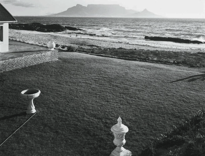 David Goldblatt Thirteen kilometres of this coastline were a White Group Area, Bloubergstrand, Cape Town, 9 January 1986, 1986 © The David Goldblatt Legacy Trust