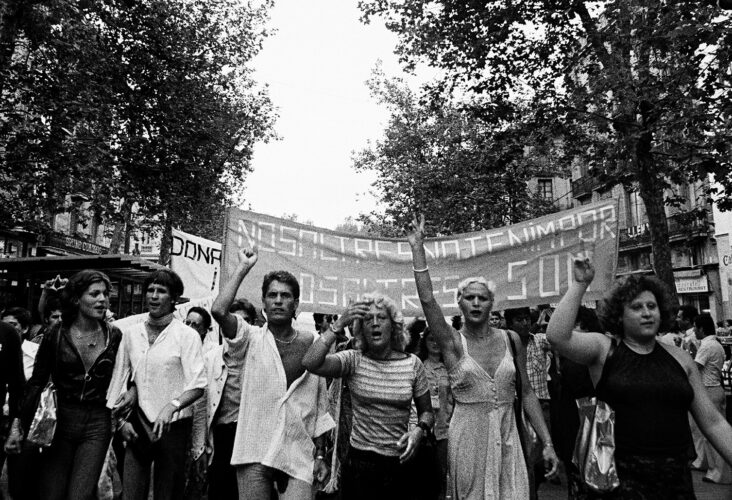 Colita, Manifestación, 3, 1977. ©Colita. Archivo Colita.