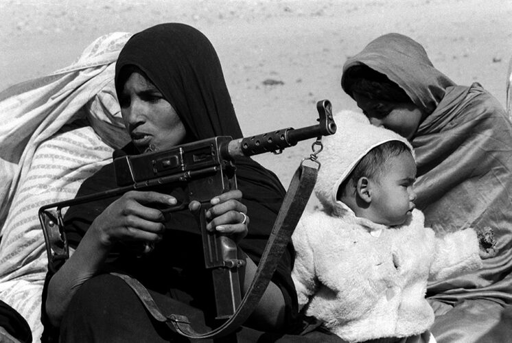 Christine Spengler. Sahara Ocidental 1976. ©Christine Spengler