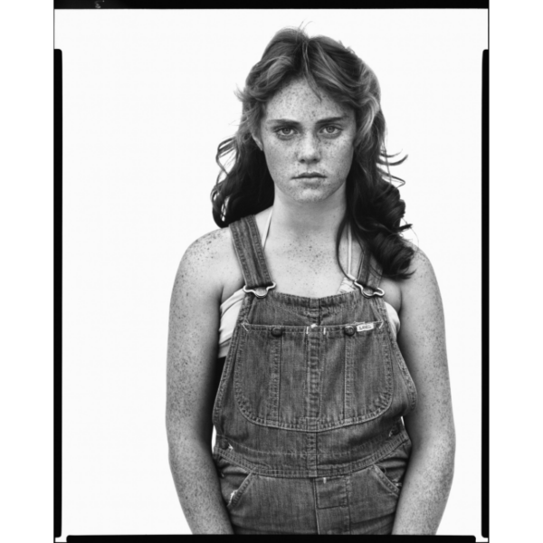 Richard Avedon, Sandra Bennett, twelve year old, Rocky Ford, Colorado, August 23, 1980. ©The Richard Avedon Foundation
